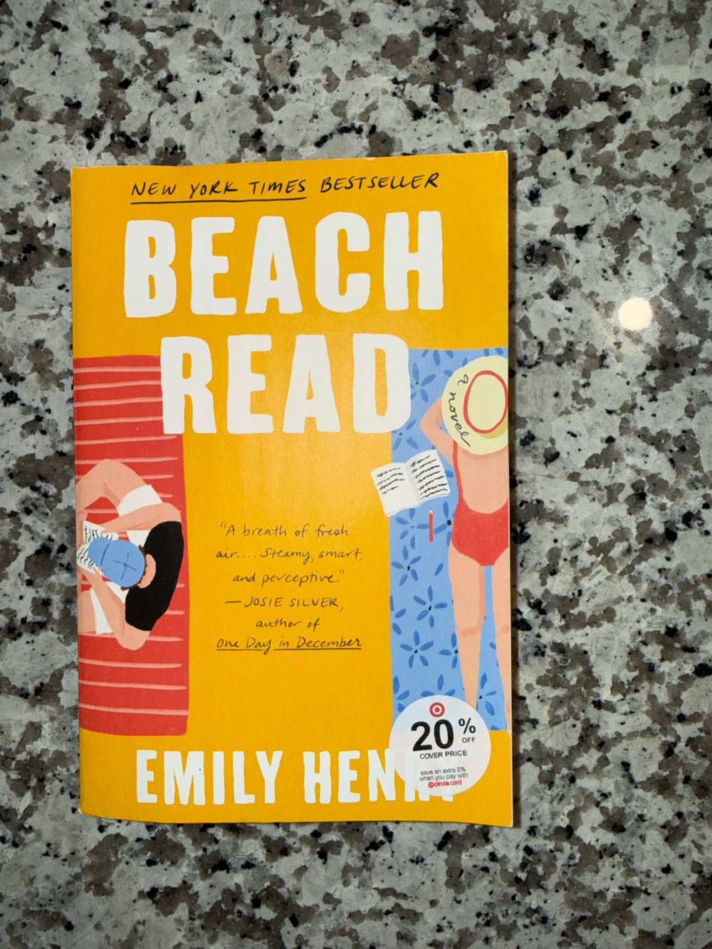 Beach Read by Emily Henry - Yellow Cover